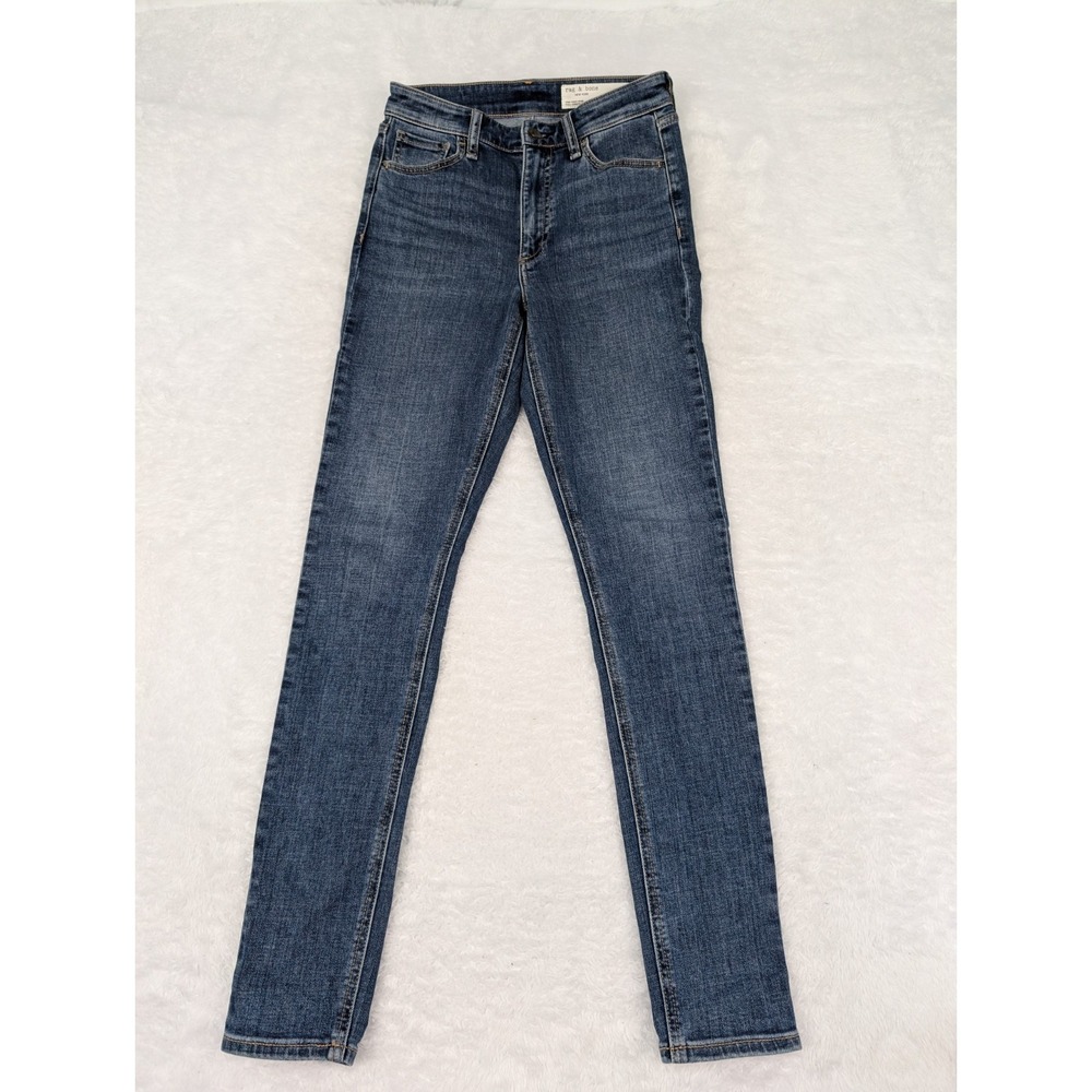 rag & bone Jeans Womens Size‎ 24 (26x29) Blue Tina High Rise Skinny Jeans